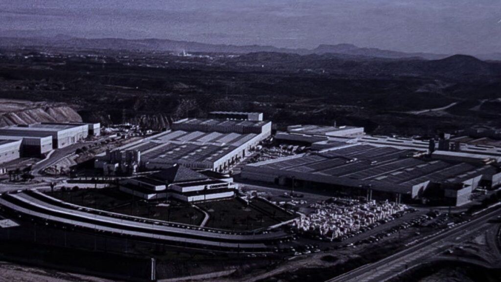 石英石原廠工業園區空拍全景